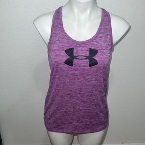 Under Armour Sleeveless Purple Athletic Top Sz S/M